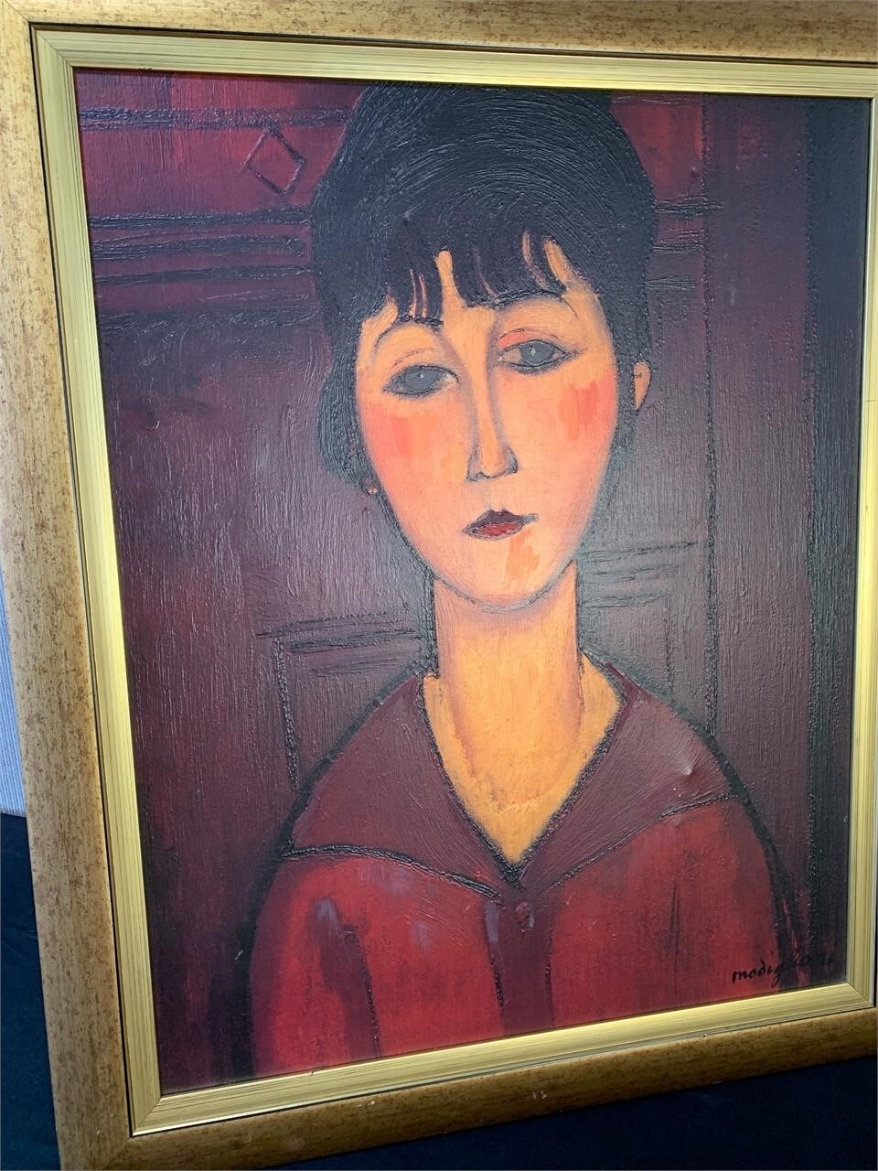 Amedeo Modigliani | Head of a Young Girl | MutualArt