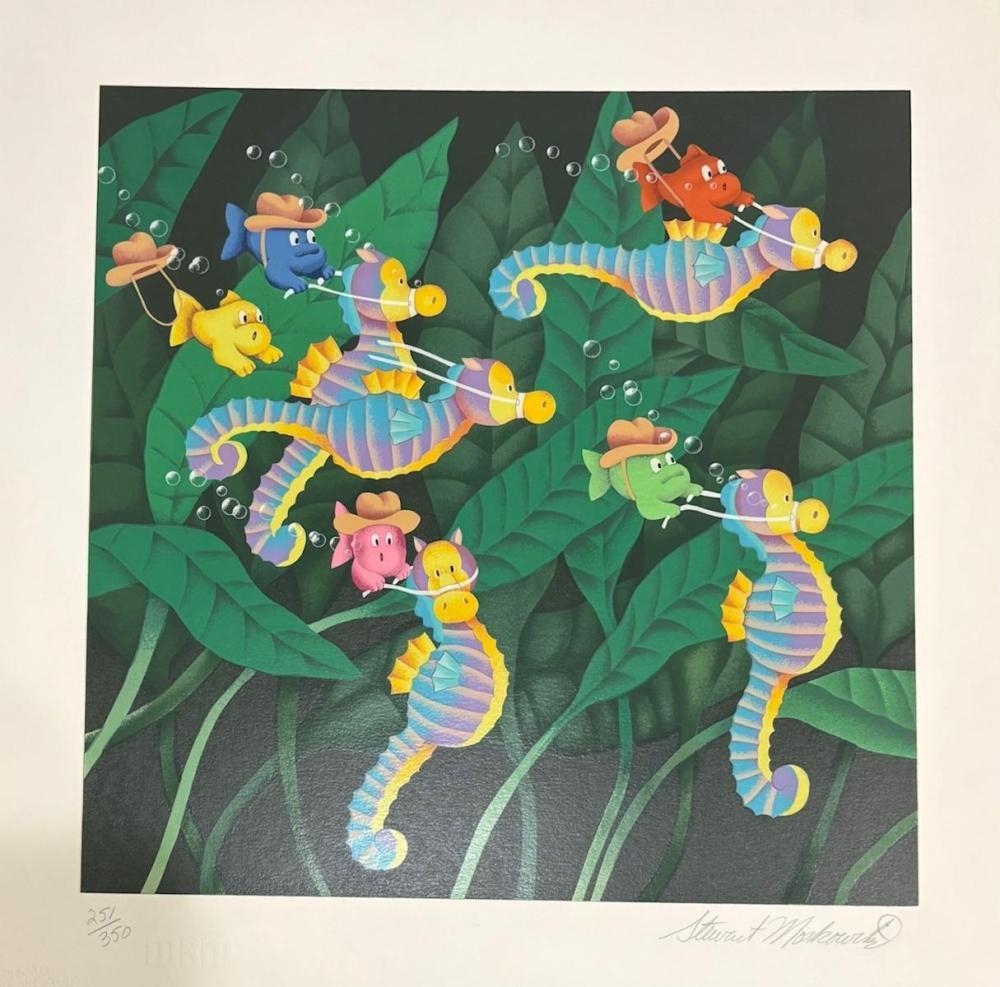 Stewart Moskowitz | Sterwary Moskowitz- Serigraph on paper | MutualArt