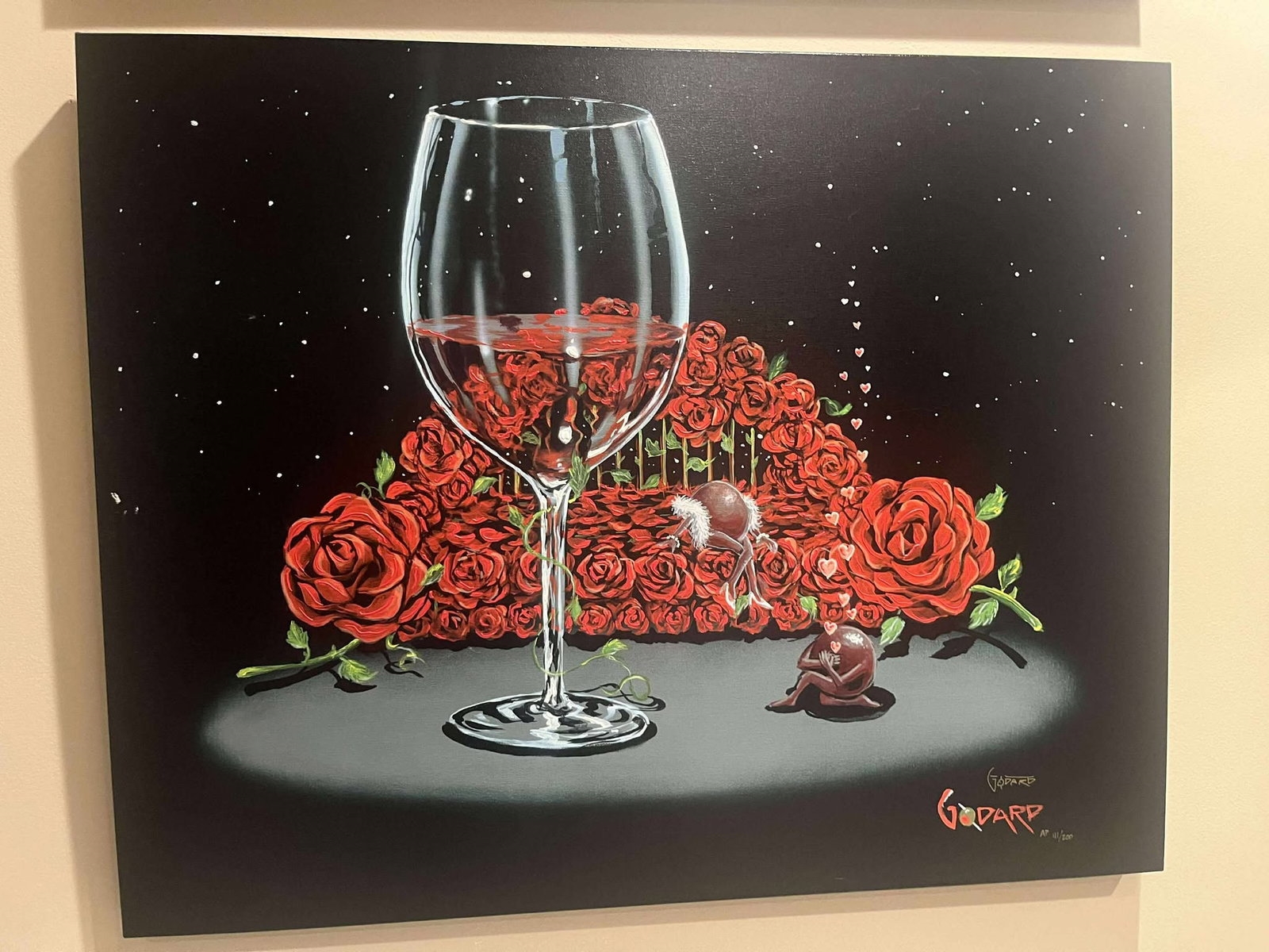 Michael Godard | Bed of Roses | MutualArt