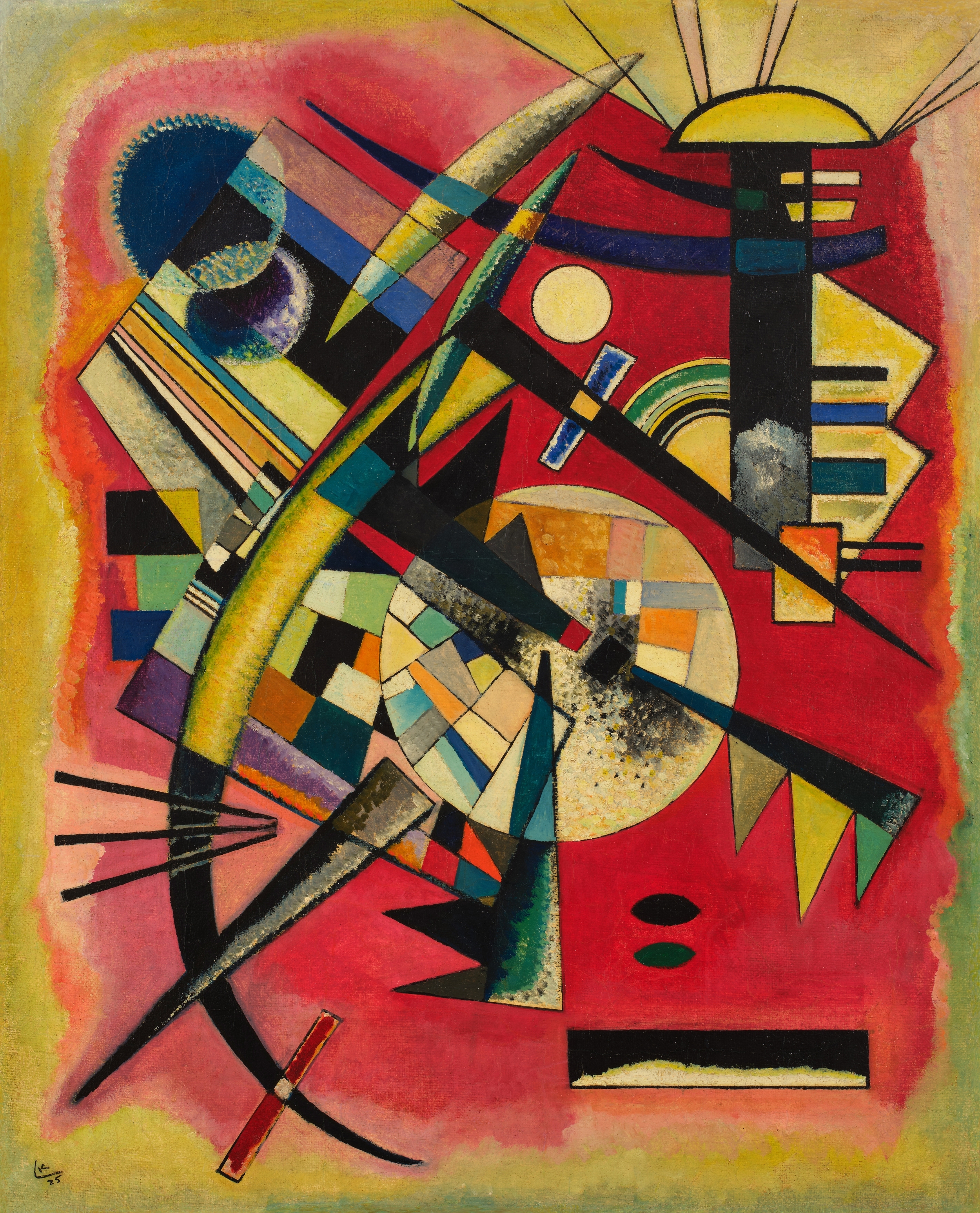 Wassily Kandinsky | Rote Tiefe (Red Depth (1925) | MutualArt