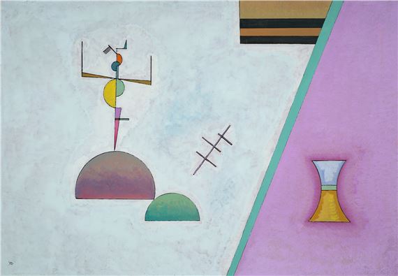 Wassily Kandinsky | Rote Tiefe (Red Depth (1925) | MutualArt