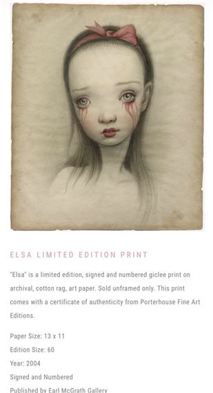 Mark Ryden | Elsa (2003) | MutualArt