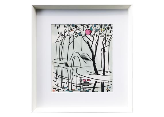 Li Fuyuan | ABSTRACT HOUSE WITH TREE | MutualArt