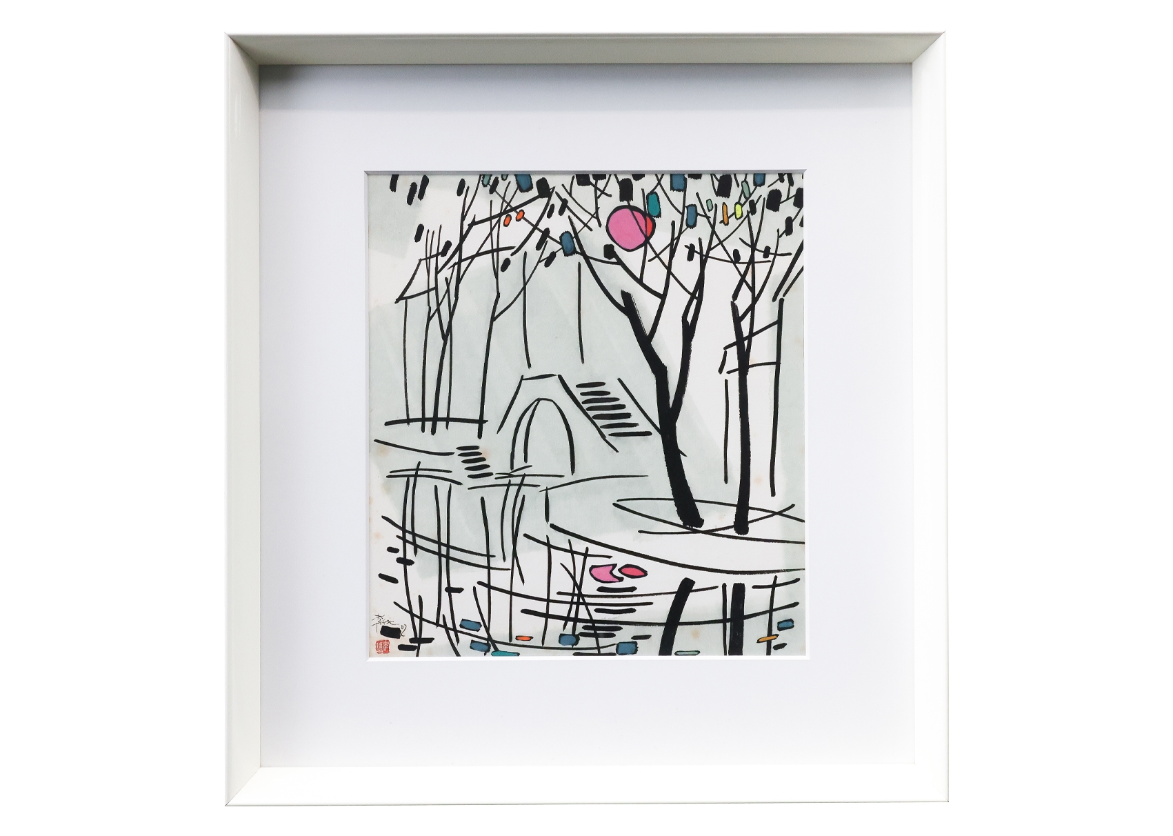 Li Fuyuan | ABSTRACT HOUSE WITH TREE | MutualArt