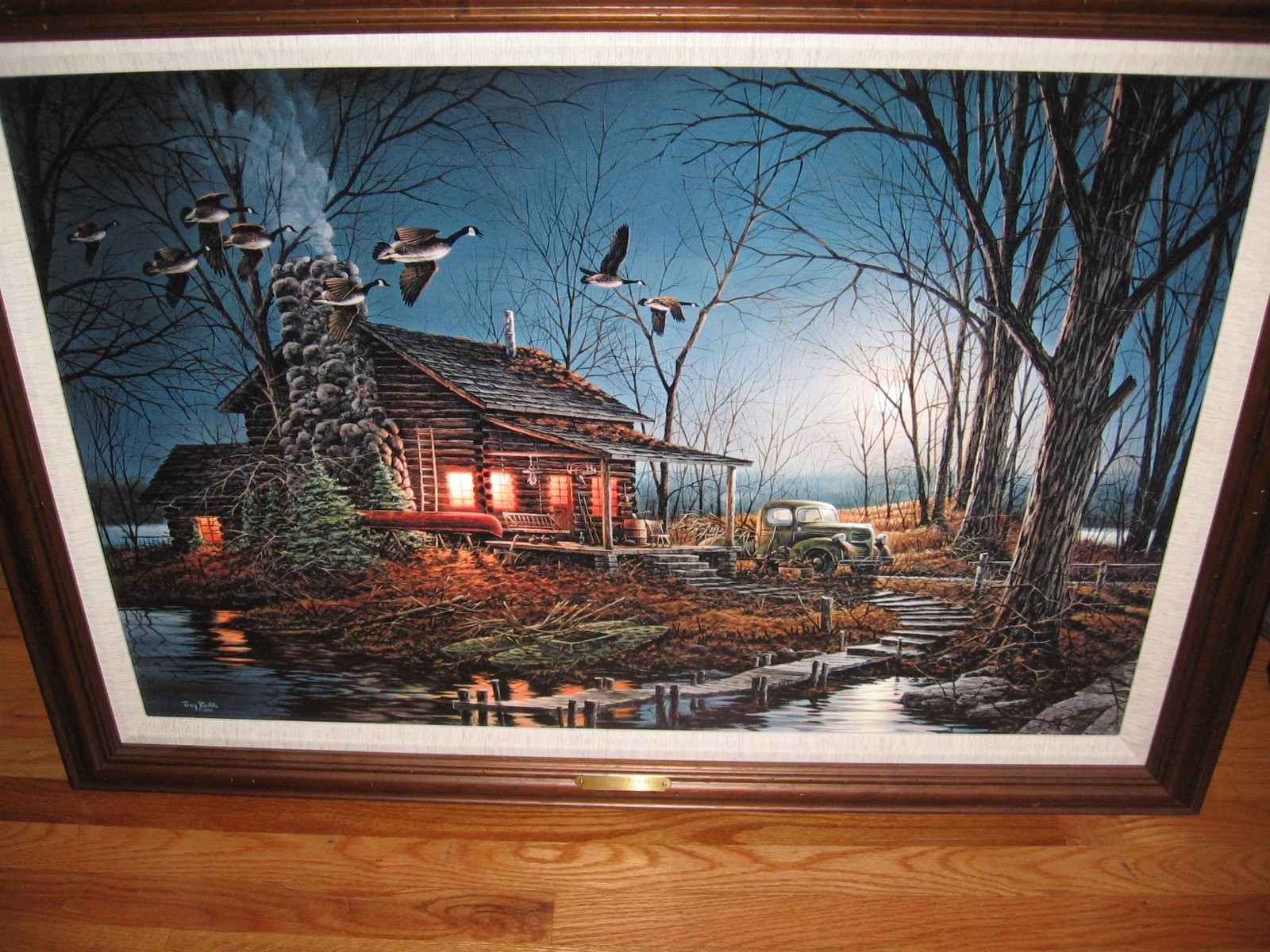 Terry Redlin | Moonlight Retreat | MutualArt