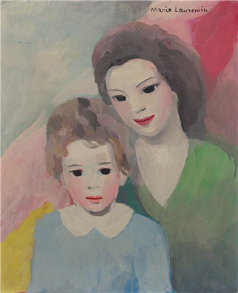 Marie Laurencin | Young Girl with Dog | MutualArt