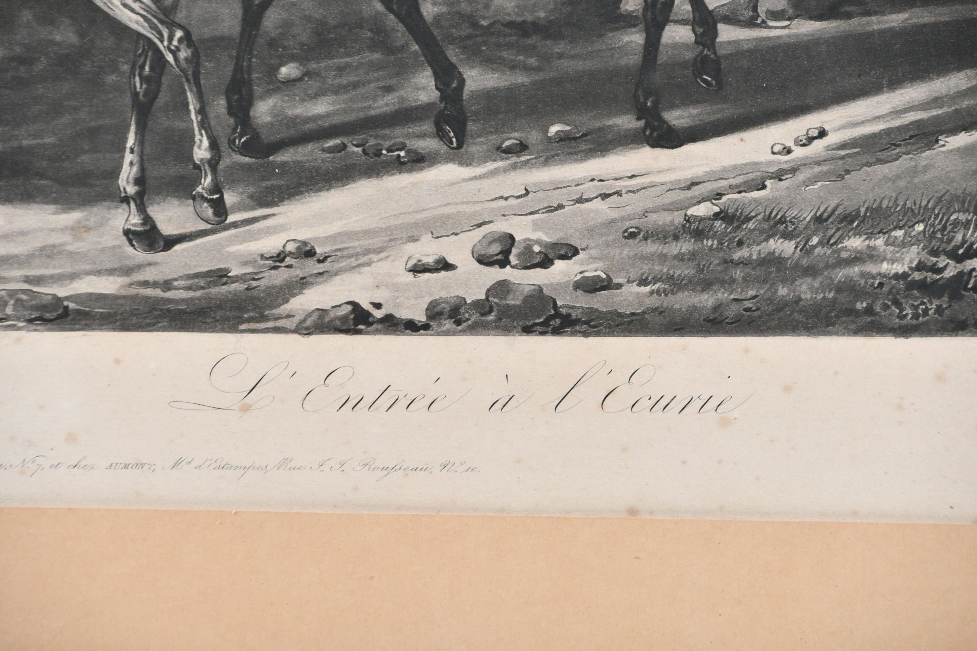 Carle Vernet | La sortie de l'écure et Entrée à l'écure | MutualArt