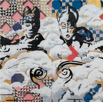 Sanford Biggers: The Gift of Tongues - Marianne Boesky Gallery, NY Chelsea (507 W)