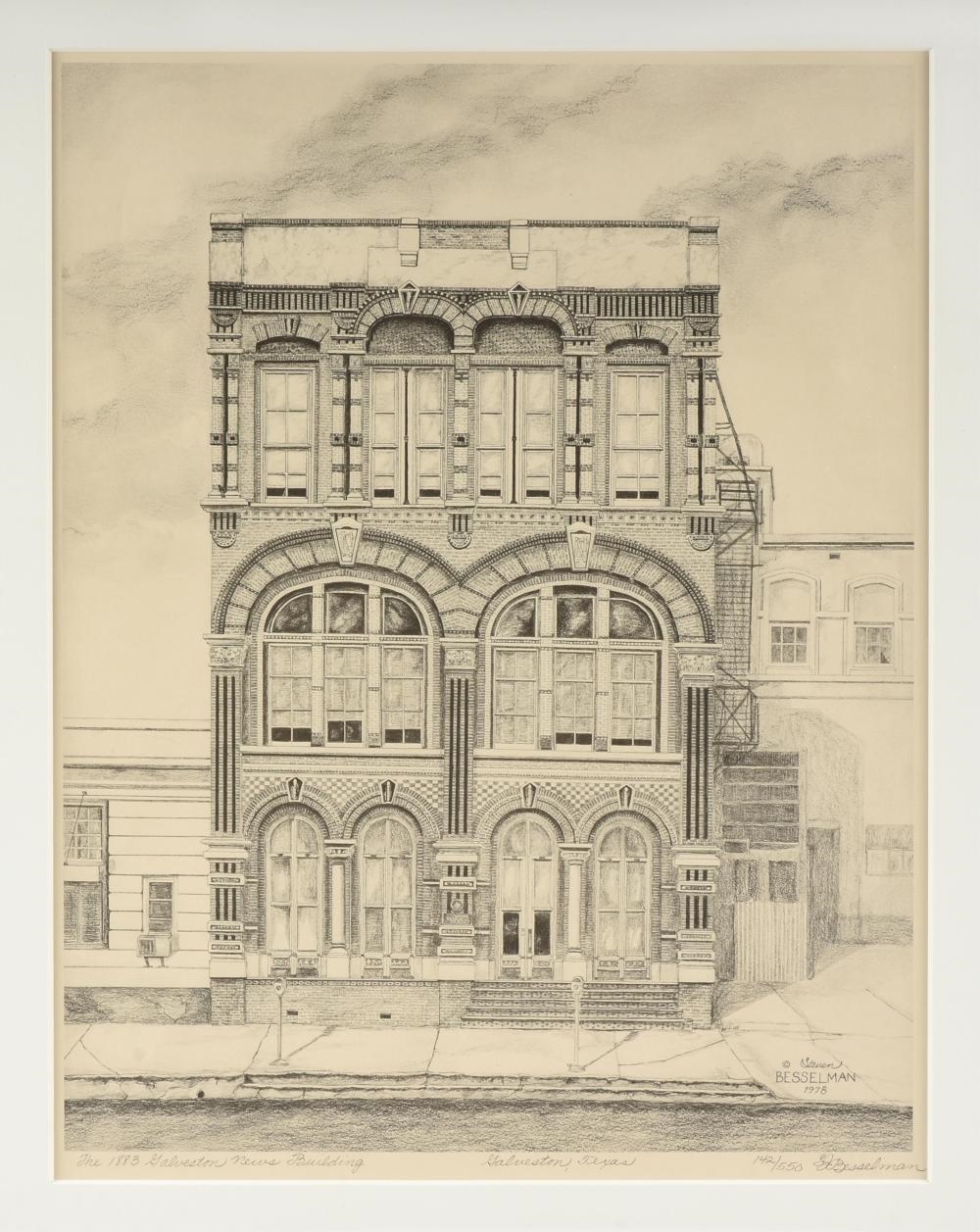 Steven Besselman | The 1883 Galveston News Building and The 1882 ...