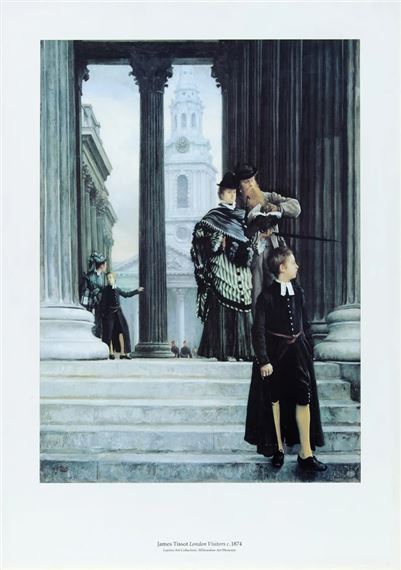 James Jacques Joseph Tissot | London Visitors | MutualArt