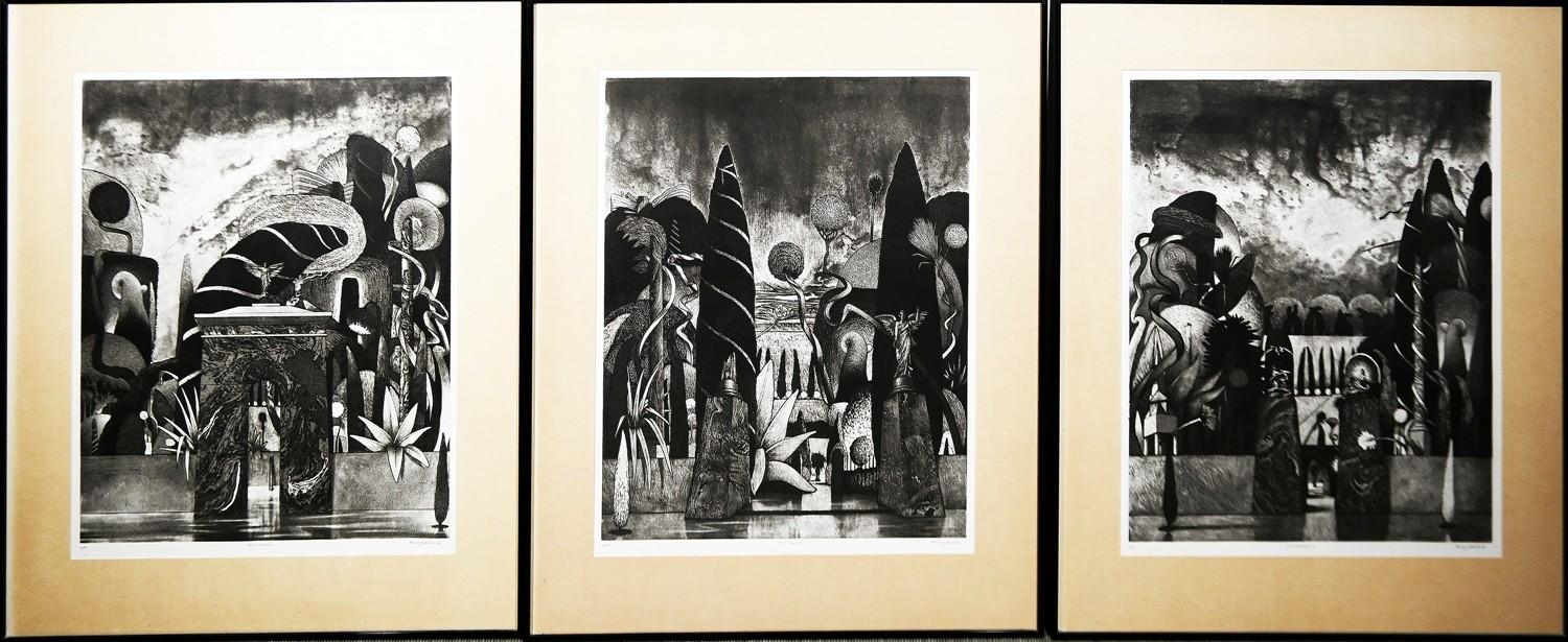 Ronald Quick | A Suite of Three Etchings (1987) | MutualArt