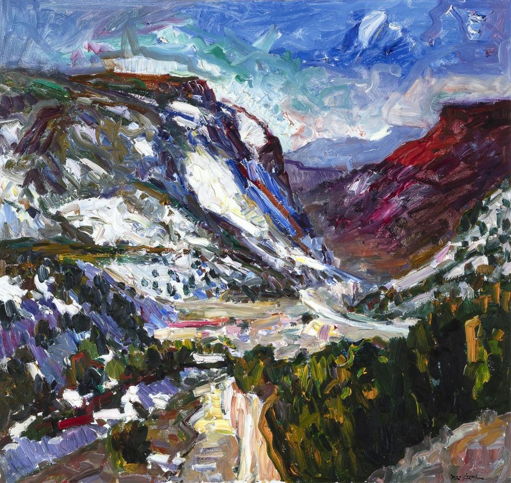 Rod Goebel | Untitled (Mountain Landscape | MutualArt