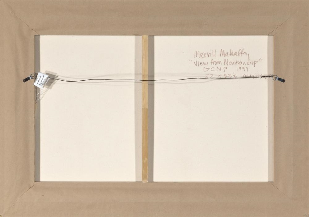 Artwork by Merrill Mahaffey, View From Nankoweap, 1999, Made of Acrylic On Canvas
