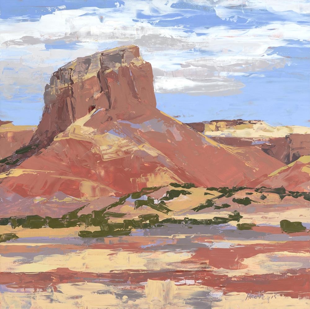 Hadley Rampton | Homage to O'Keeffe, Ghost Ranch, 2019 (2019) | MutualArt