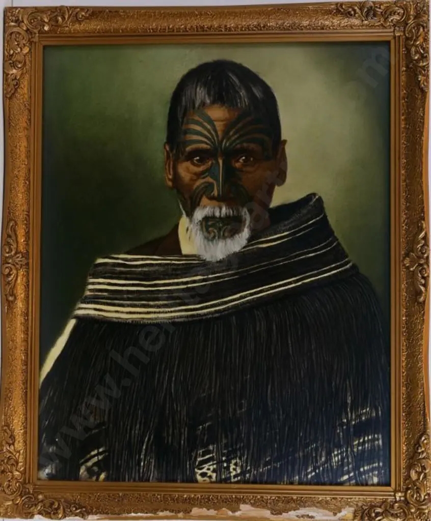 Charles Frederick Goldie | Rewi Maniapotu - Maori Chief | MutualArt