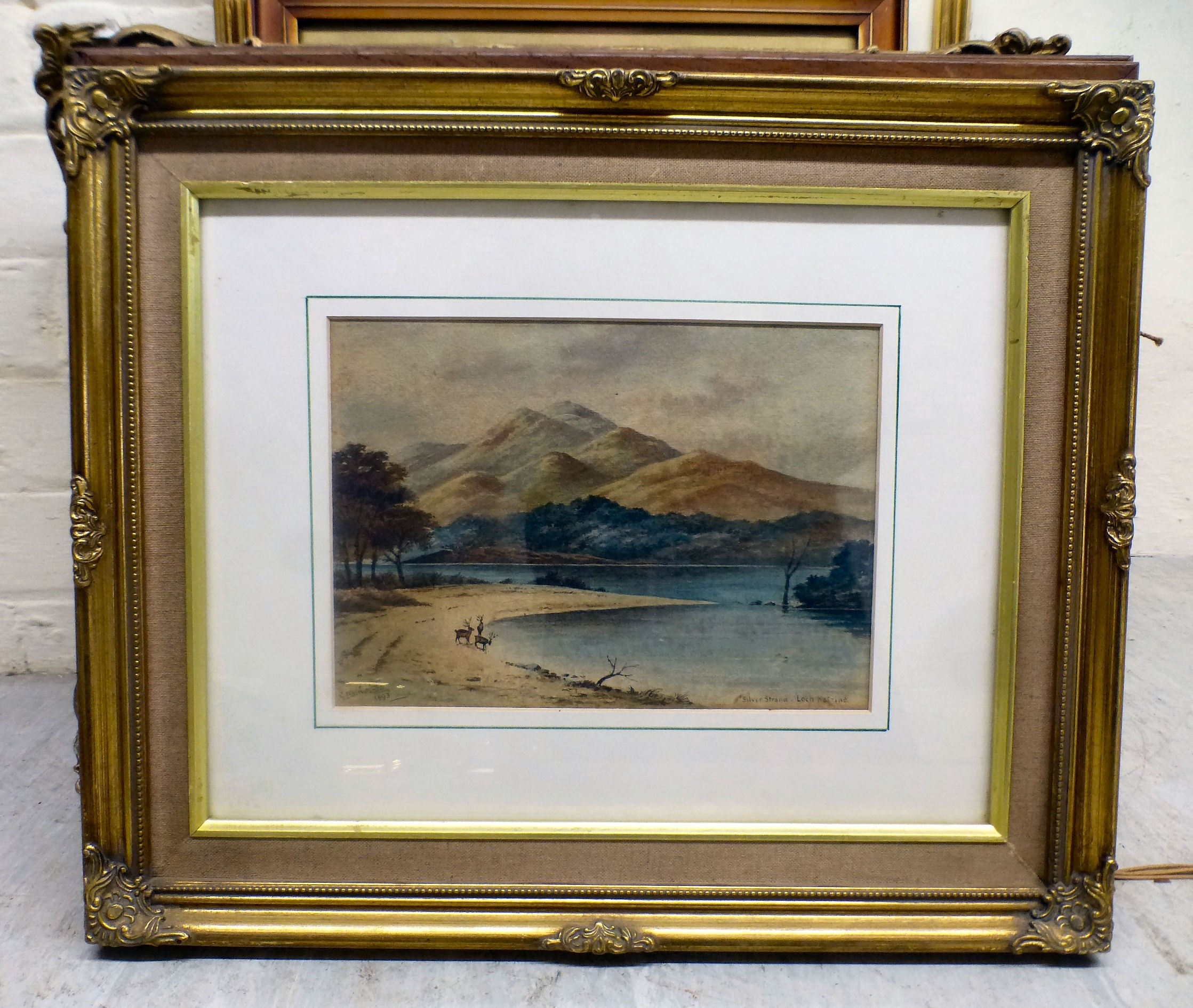 R. J. Lugg | a stream through a spring landscape | MutualArt