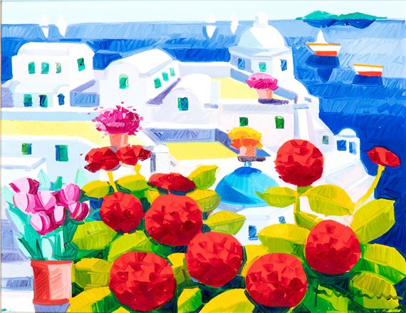 Athos Faccincani | Greek landscape | MutualArt