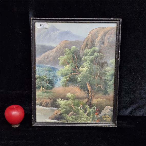 An original oil on board painting - Peter Blake