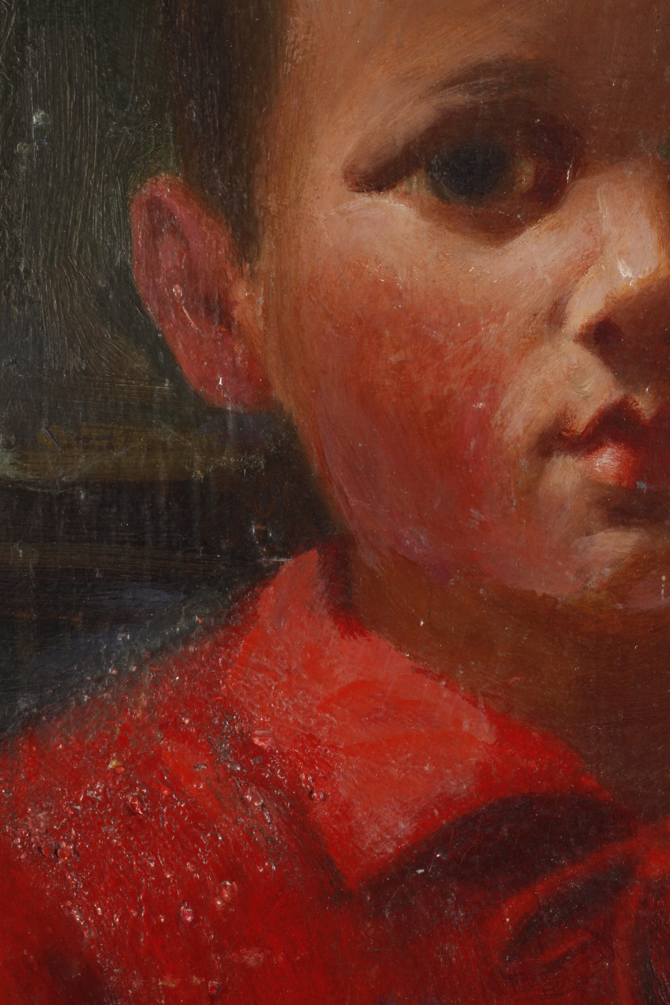 Walter Meinig | Selbstbildnis mit Kindern (1930) | MutualArt