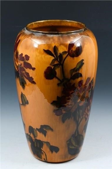 George Jones | MONUMENTAL GEORGE JONES MADRAS WARE MAJOLICA VASE (1890 ...