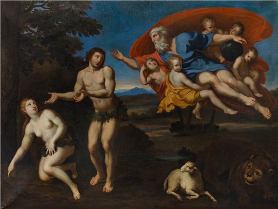 Domenichino | The Expulsion of Adam and Eve from the Garden of Eden ...