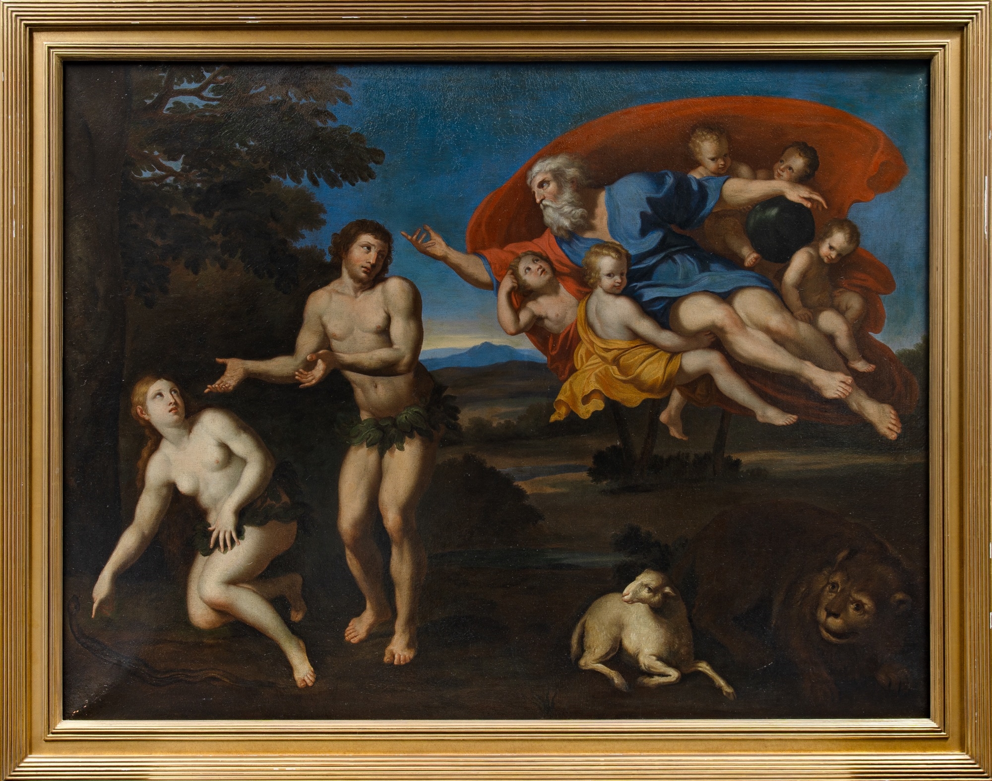 Domenichino | The Expulsion of Adam and Eve from the Garden of Eden ...