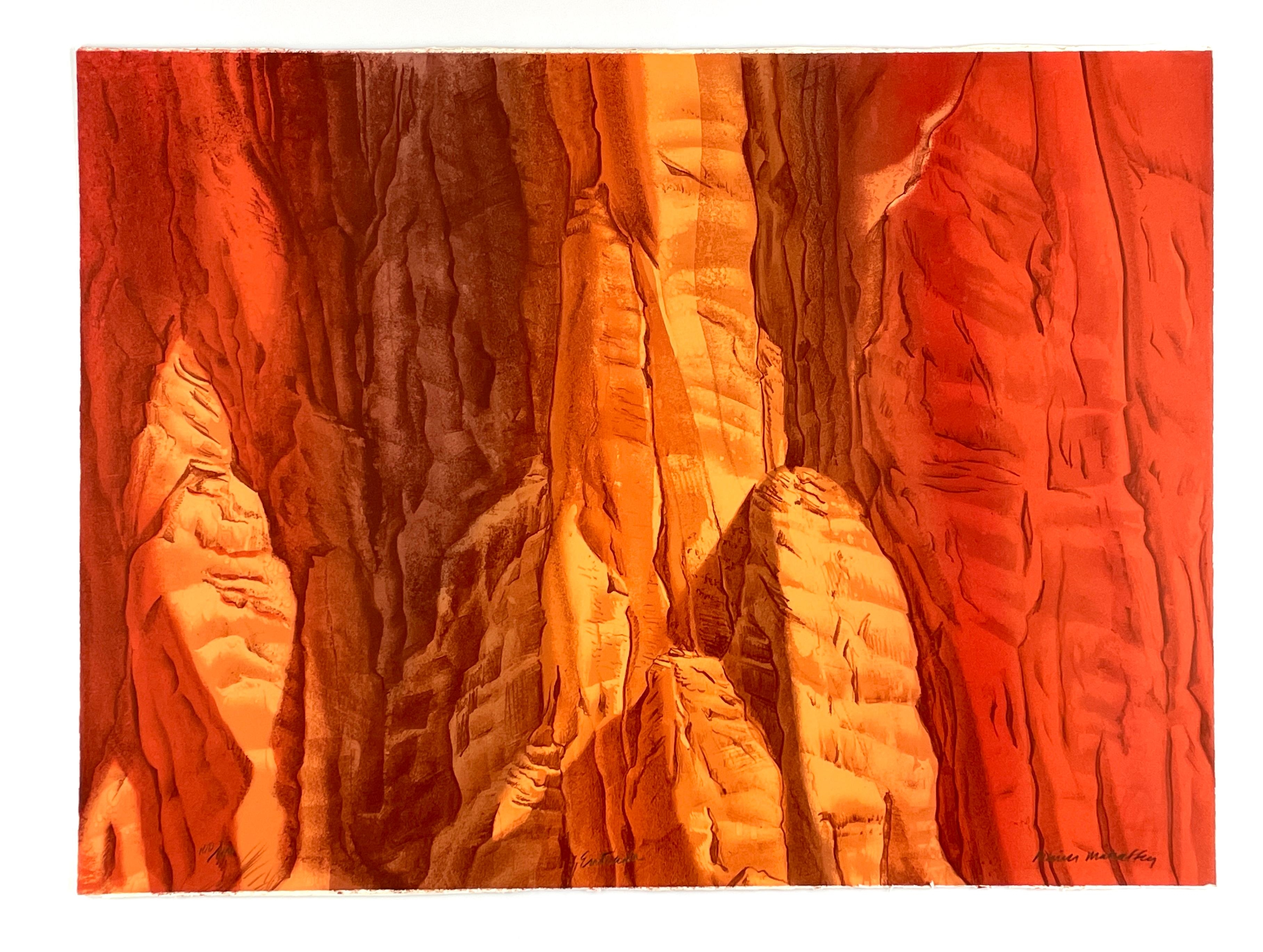 Artwork by Merrill Mahaffey, Entrada, Made of Lithograph