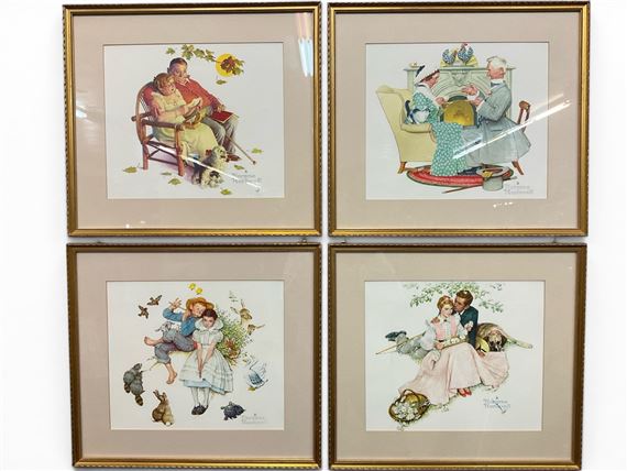 Four Ages of Love Prints - Norman Rockwell