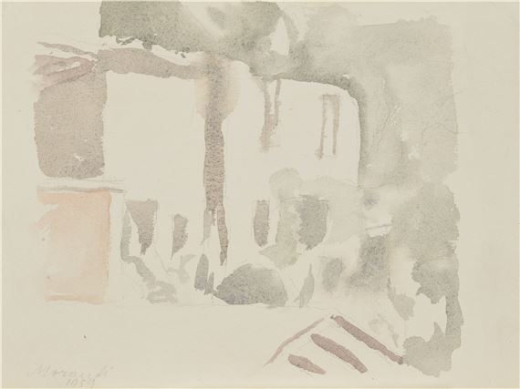 Giorgio Morandi | Paesaggio (1963) | MutualArt