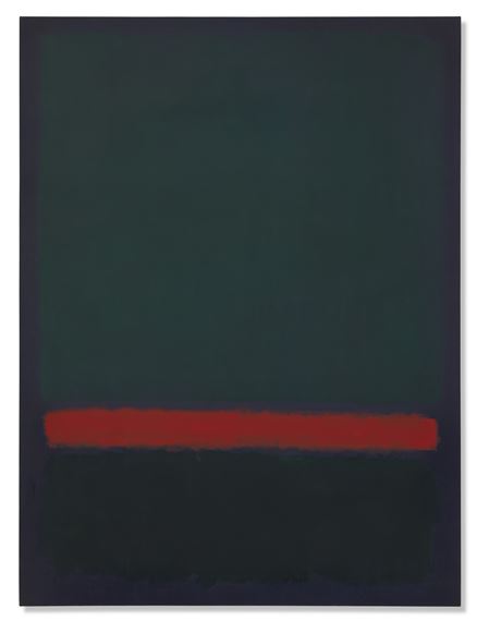 Mark Rothko | No. 15 (Two Greens and Red Stripe) (1964) | MutualArt