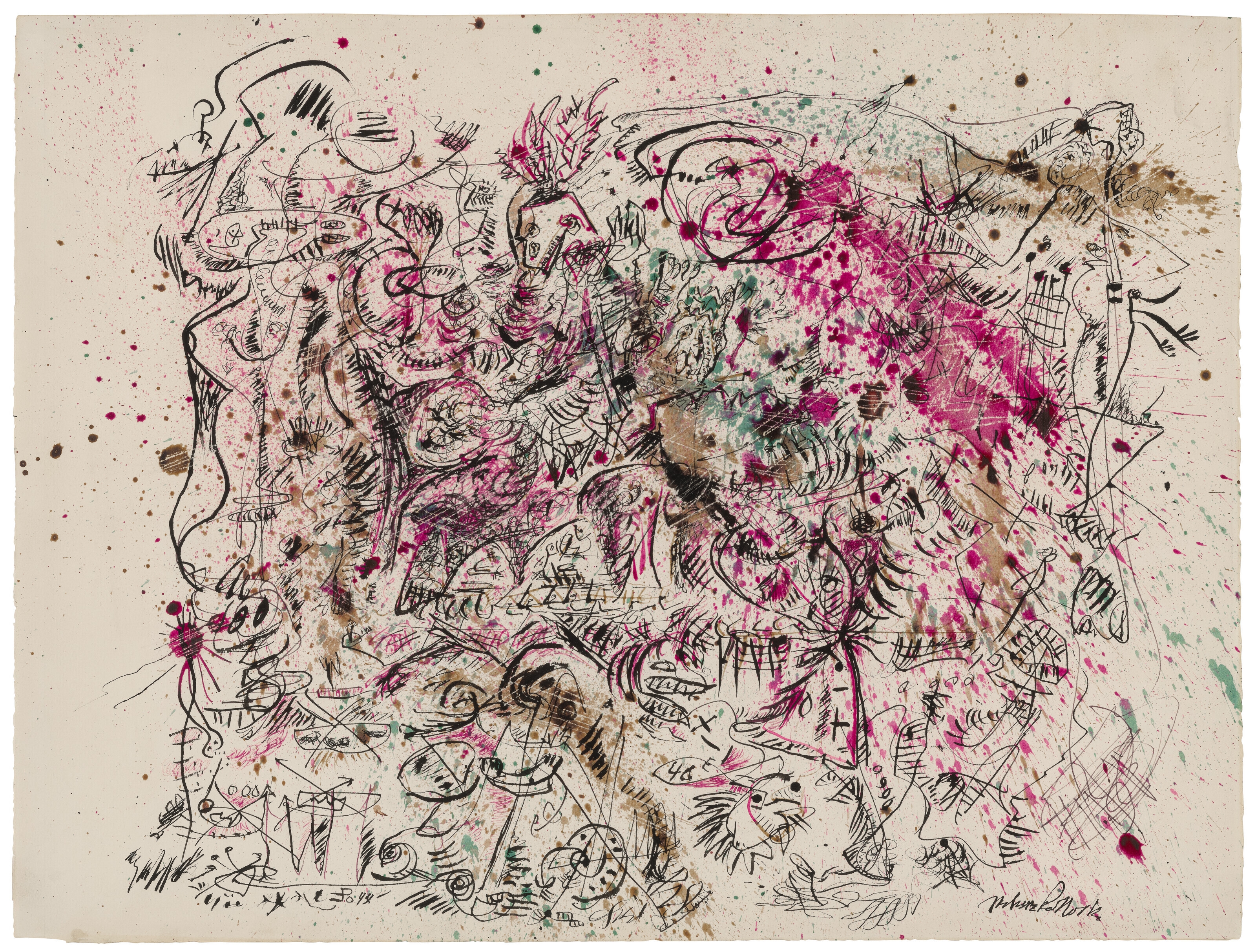 Jackson Pollock | Untitled (1944) | MutualArt