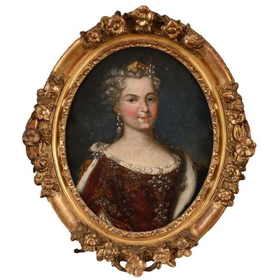 French School, 18th Century | Portrait of a noble lady (18th Century ...