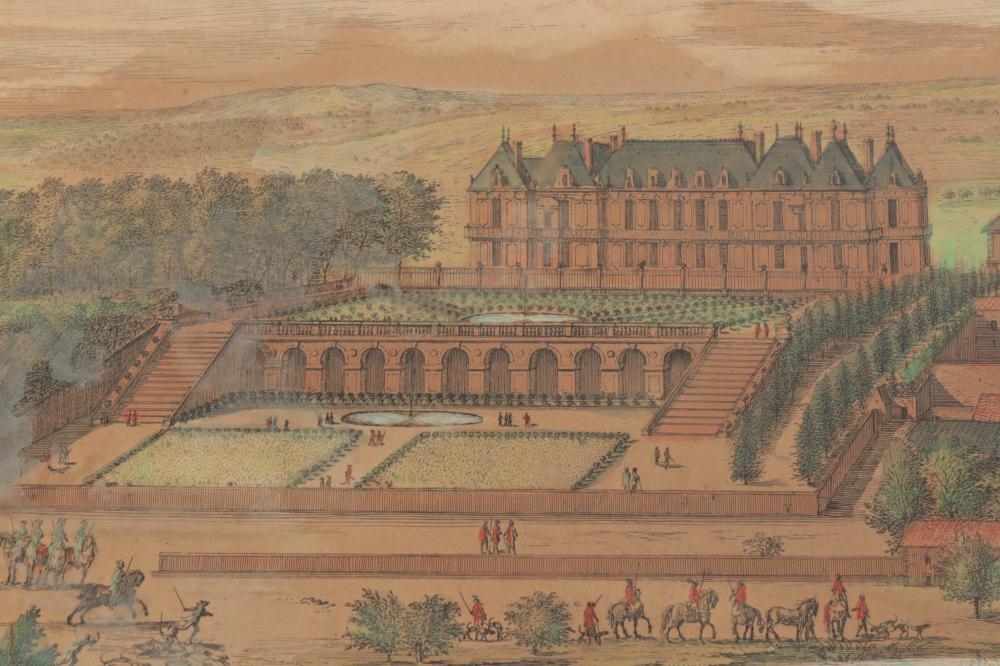 Israël Silvestre | Chateau de Monceaux and Chateau de Versailles, c ...