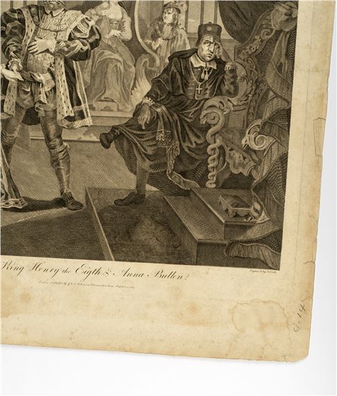 William Hogarth | Henry VIII and Anne Bullen (Circa 1801) | MutualArt