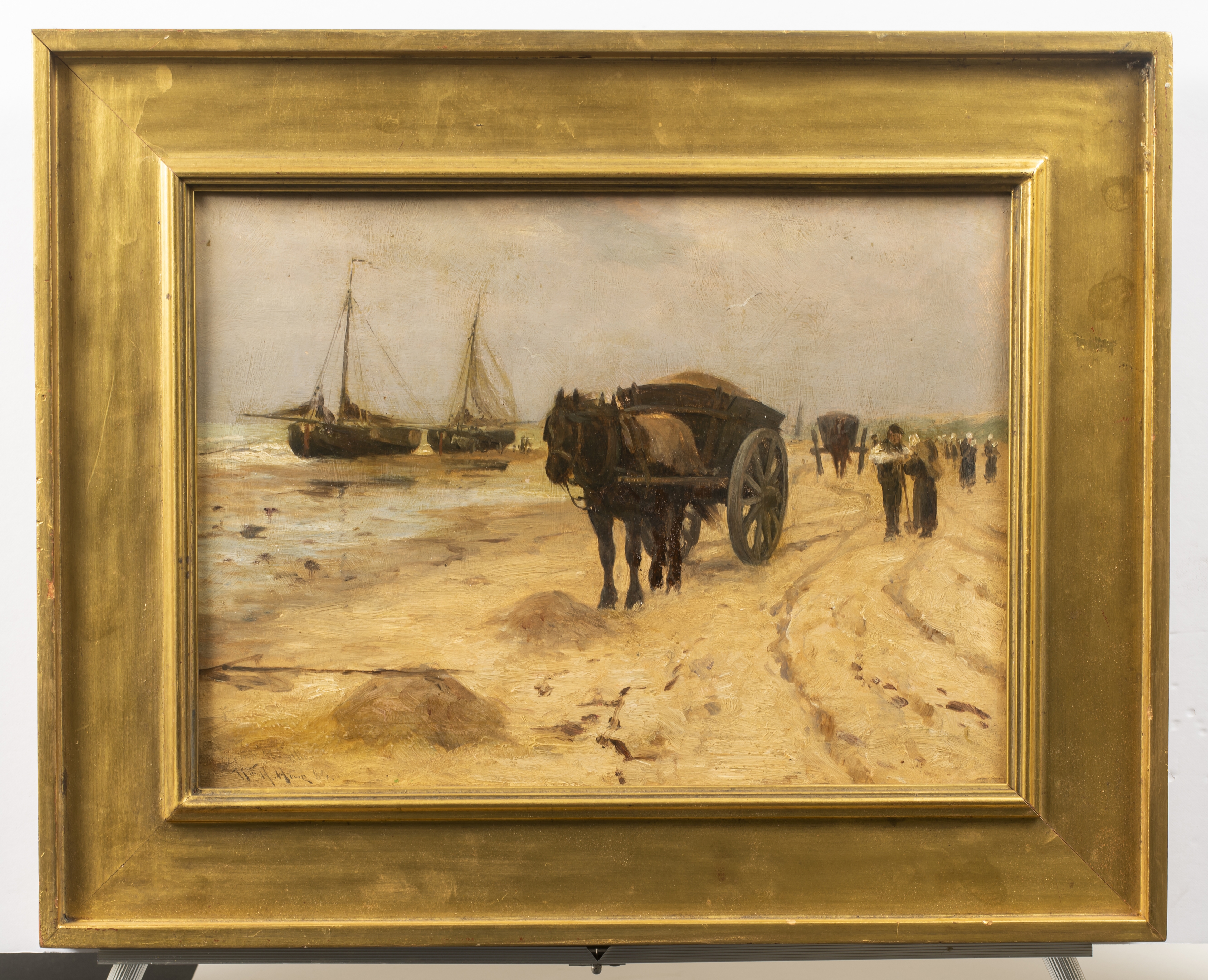 William Henry Howe | Unloading, Normandy Coast | MutualArt