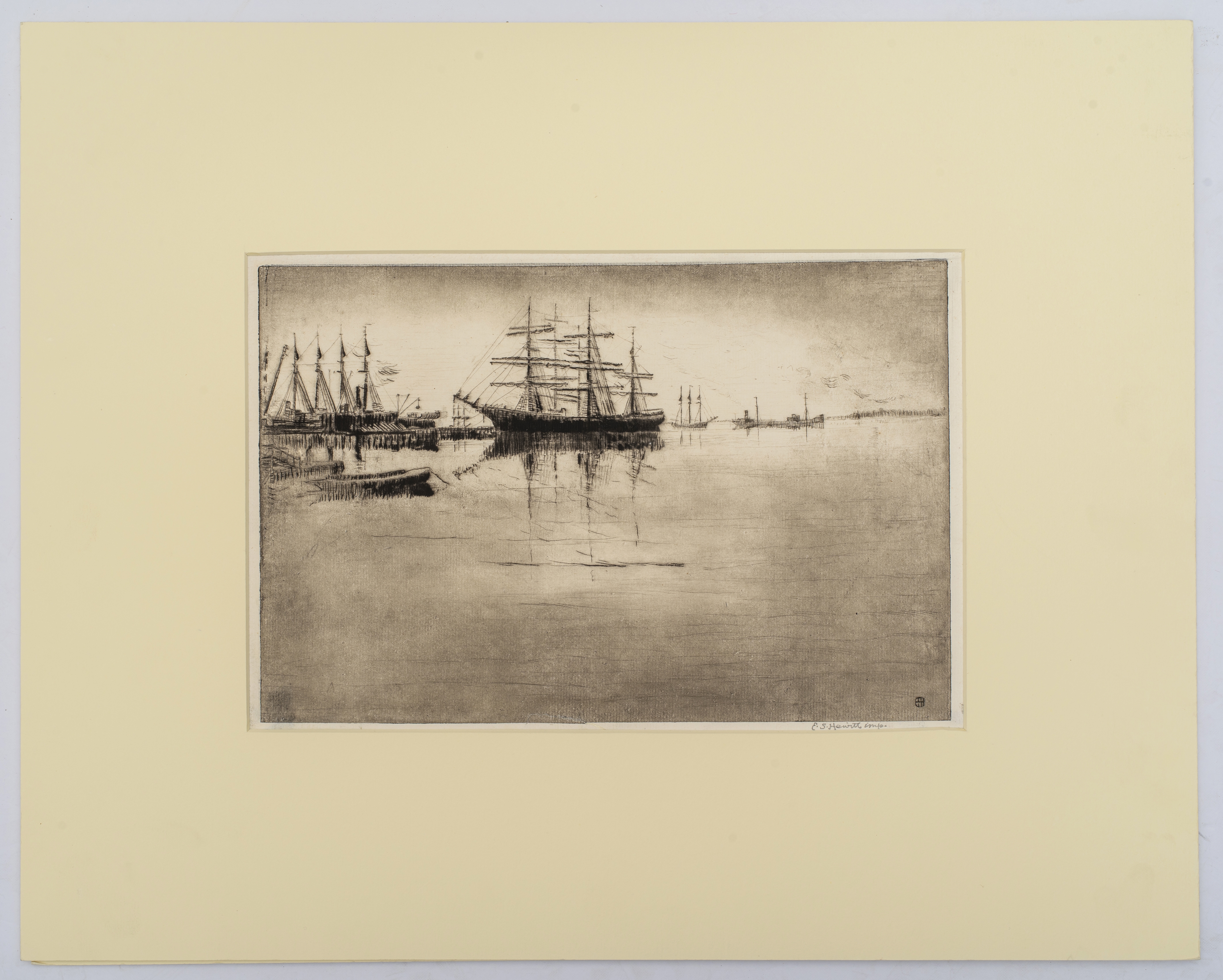 Edward Shepard Hewitt | Harbor Scene | MutualArt