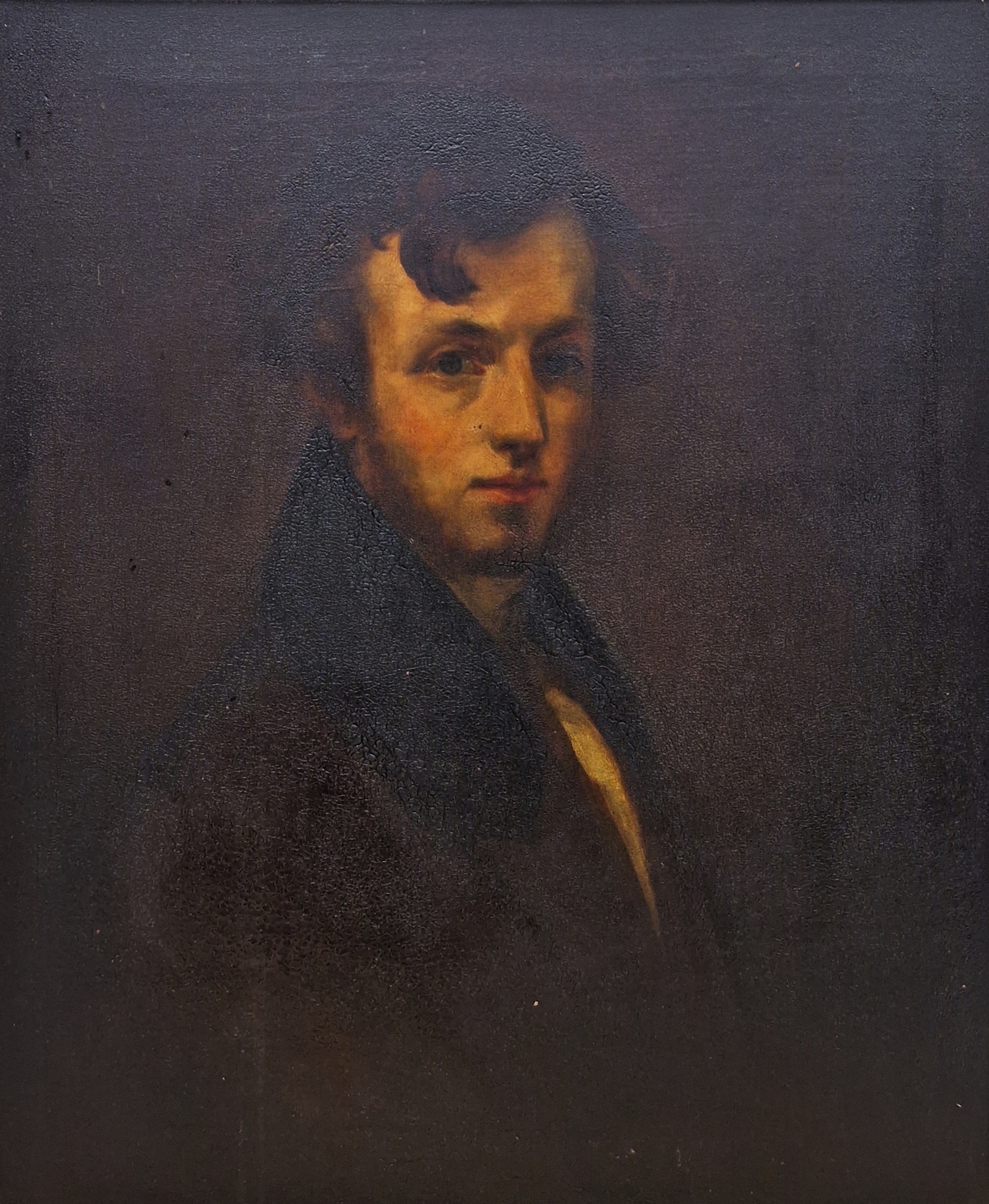 English School, 19th Century | Half-length portrait of a young ...