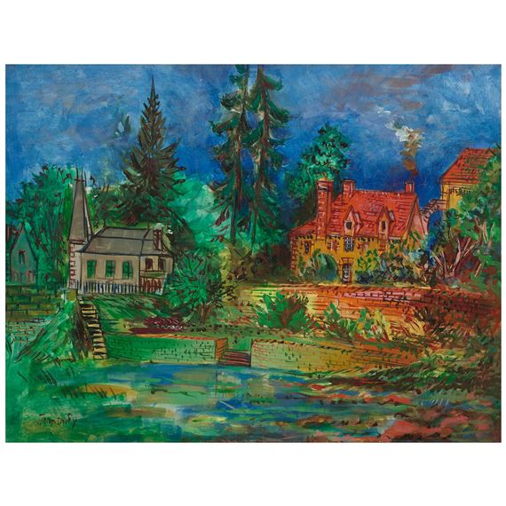 Jean Dufy | Paysage, Preuilly-sur-Claise (1939) | MutualArt