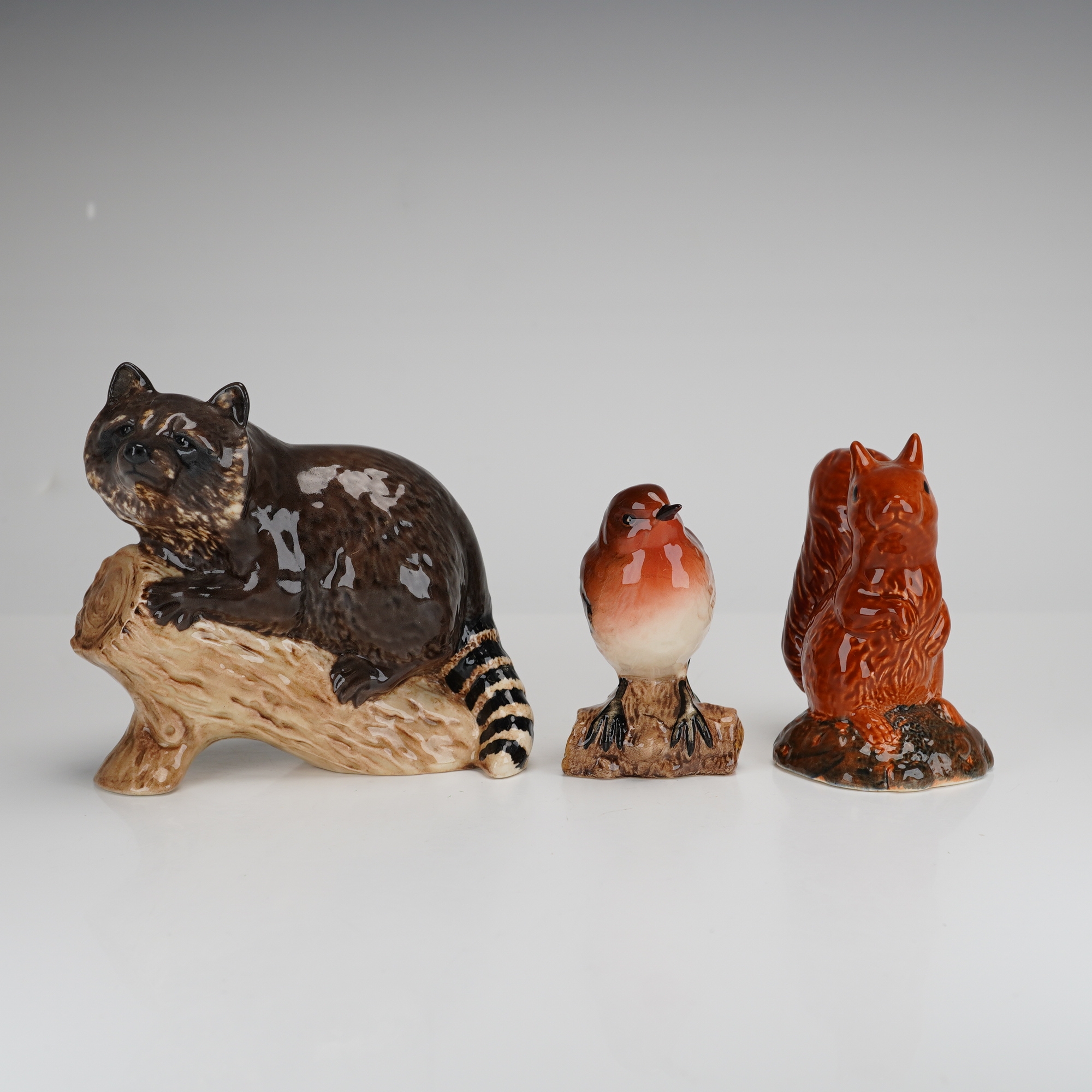 Peter Thomson | 3pc Beswick & Peter Thomson Animal Figurines, Squirrel ...