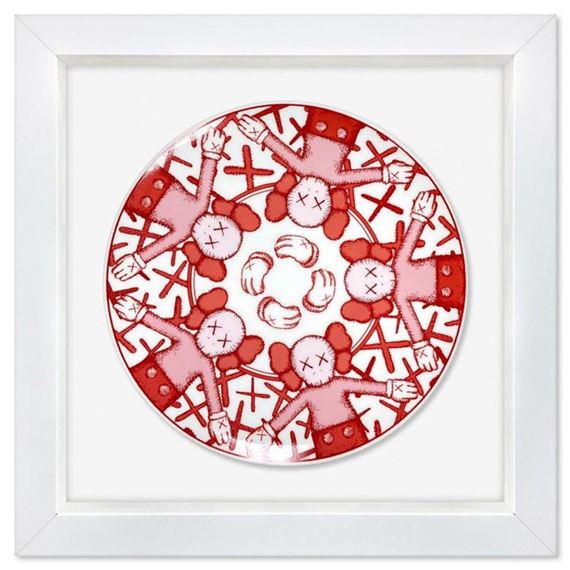 Framed Porcelain Plate - KAWS