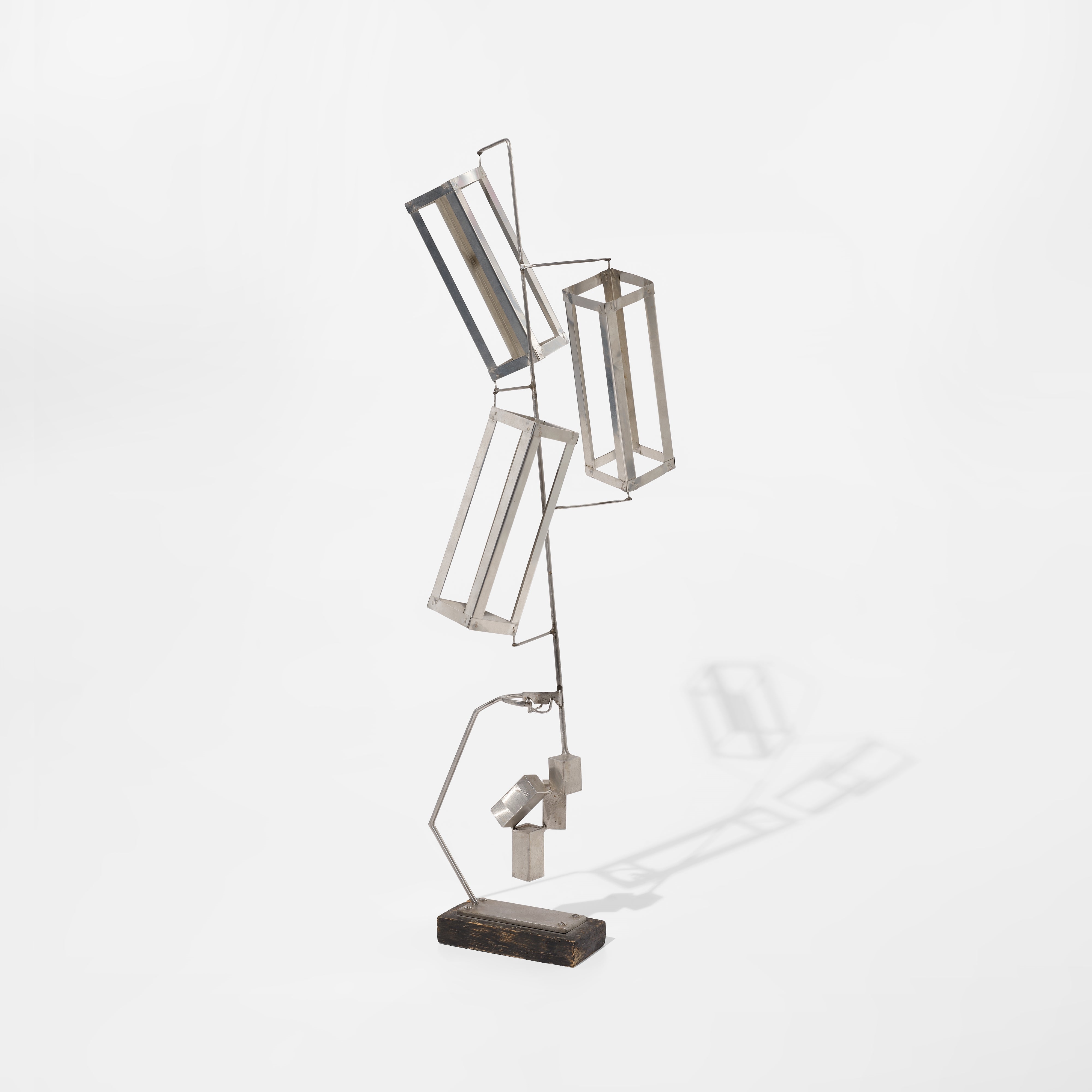 George Rickey | Three Open Parallelepipeds (1985) | MutualArt