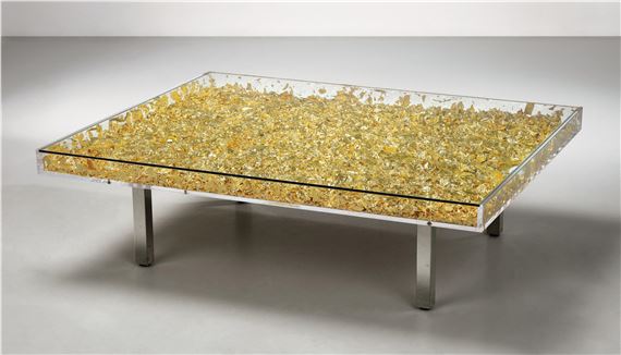 Yves Klein | Table Monogold (1961) | MutualArt
