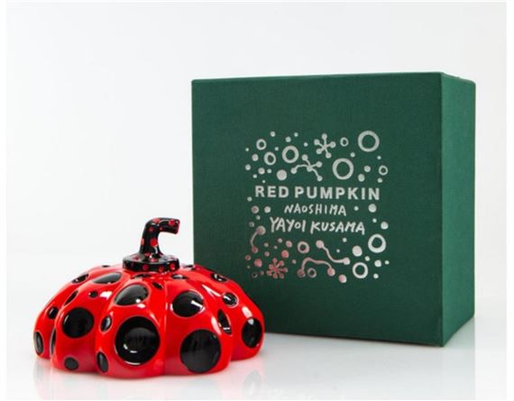 Naoshima Red Pumpkin - Yayoi Kusama