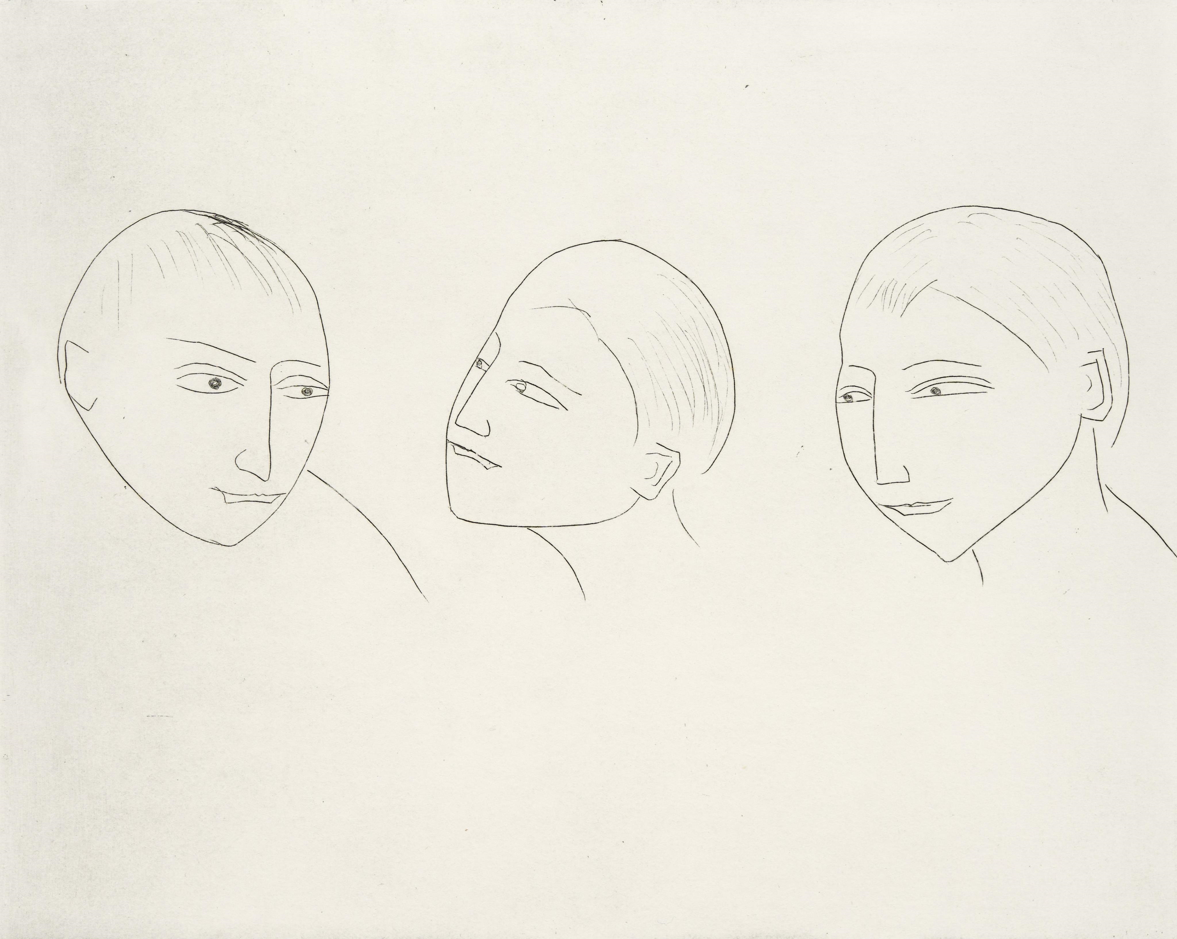 Robert Dickerson | Three Faces | MutualArt