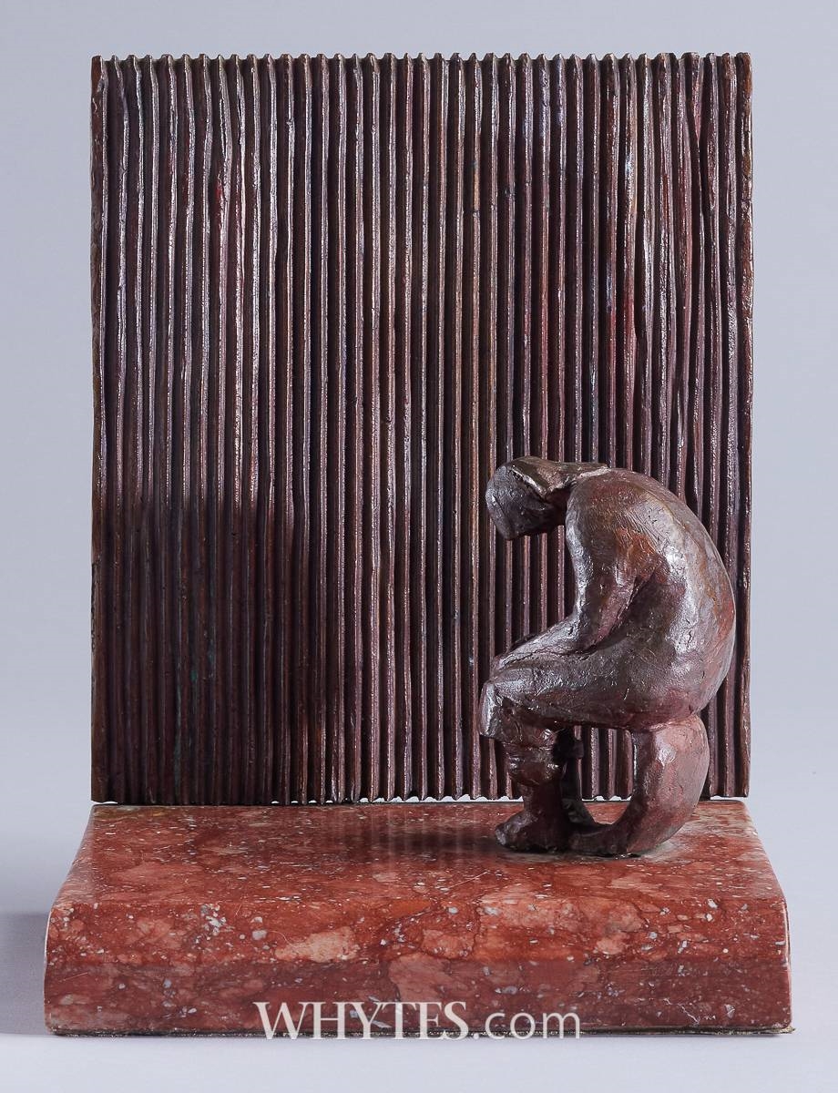 Cliodhna Cussen | FEMALE FIGURE SEATED BY A WALL | MutualArt
