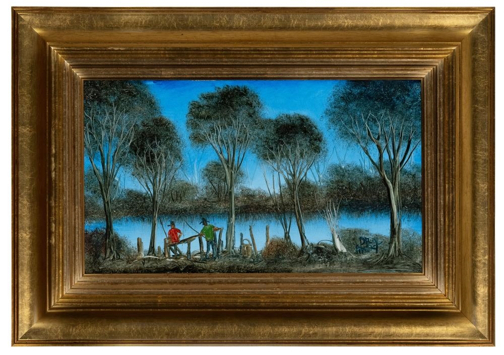 Kevin Charles Hart | Men Fishing | MutualArt