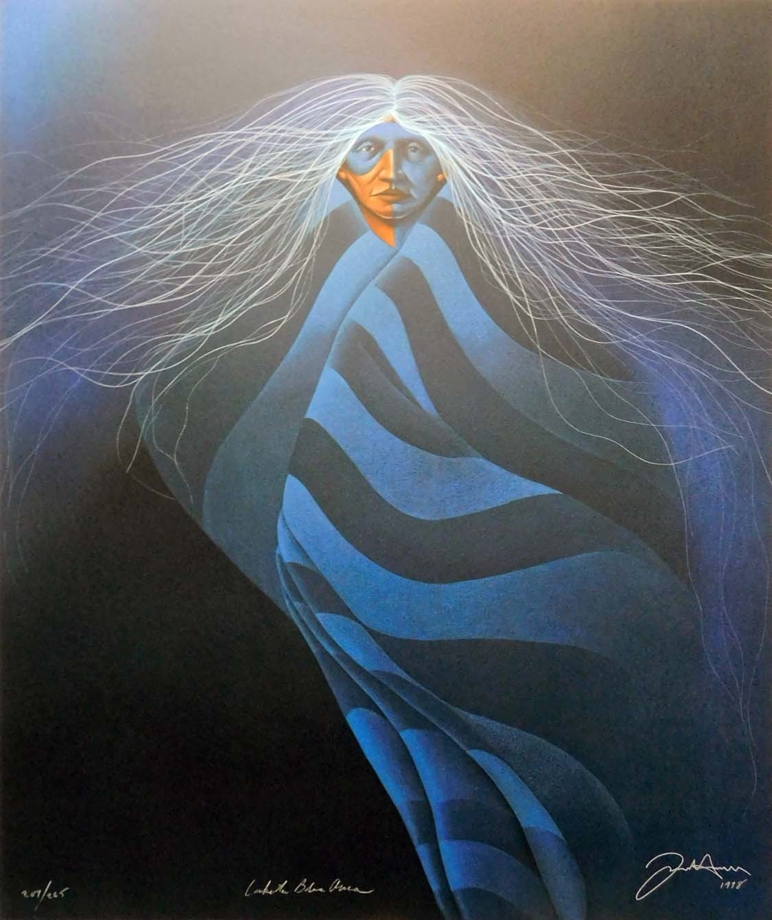 Frank Howell | Lakota Blue Aura (1990 - 1999) | MutualArt