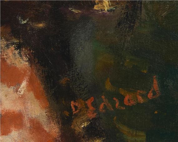 Dietz Edzard | Girl in Opera Box (Circa 1950) | MutualArt