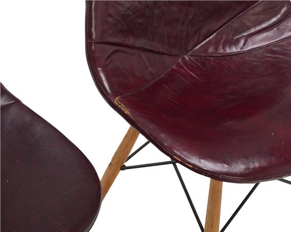 Ray Eames | An Eiffel Tower rocker and two shell side chairs (Late 20th ...