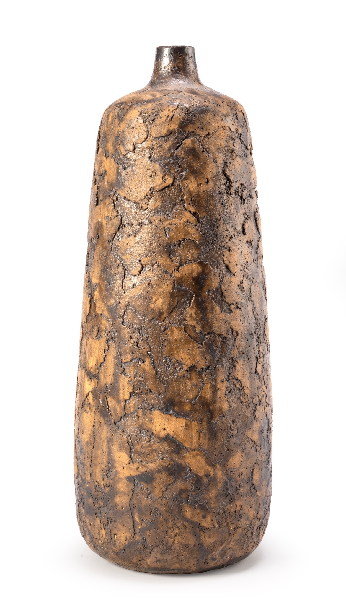 Raymond Louis Quillivic | Grand vase bouteille à col soliflore | MutualArt